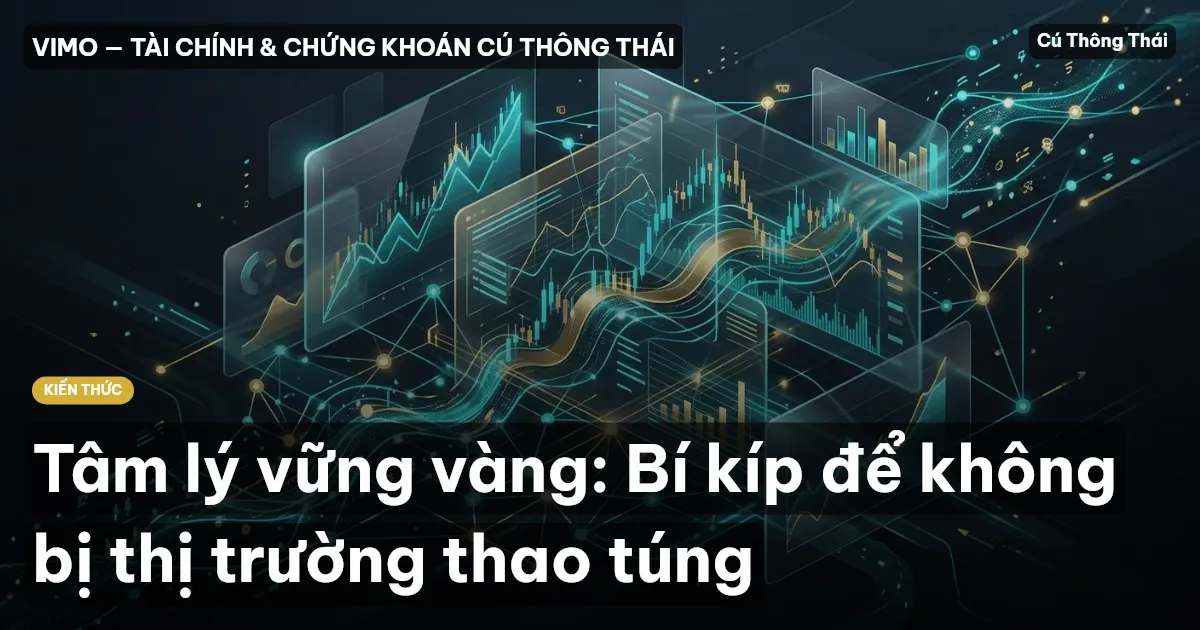 Tâm lý vững vàng: Bí kíp để không bị thị trường thao túng