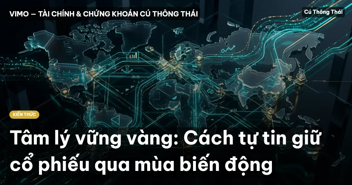 Tâm lý vững vàng: Cách tự tin giữ cổ phiếu qua mùa biến động