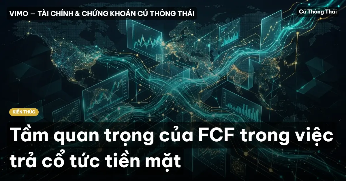 Tầm quan trọng của FCF trong việc trả cổ tức tiền mặt
