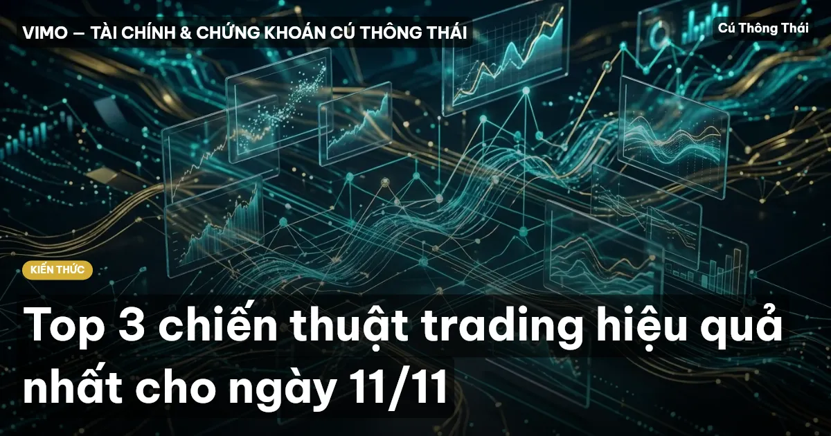 Top 3 chiến thuật trading hiệu quả nhất cho ngày 11/11