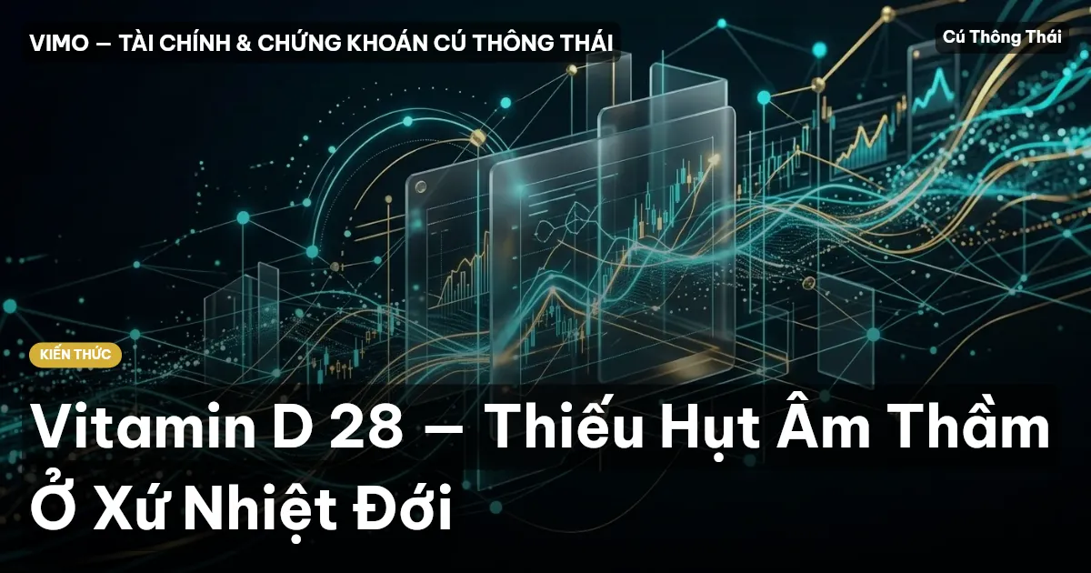 Vitamin D 28 — Thiếu Hụt Âm Thầm Ở Xứ Nhiệt Đới