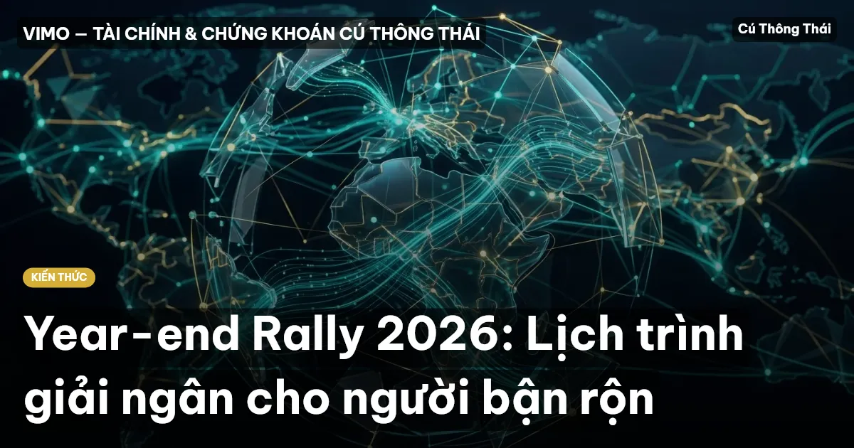 Year-end Rally 2026: Lịch trình giải ngân cho người bận rộn