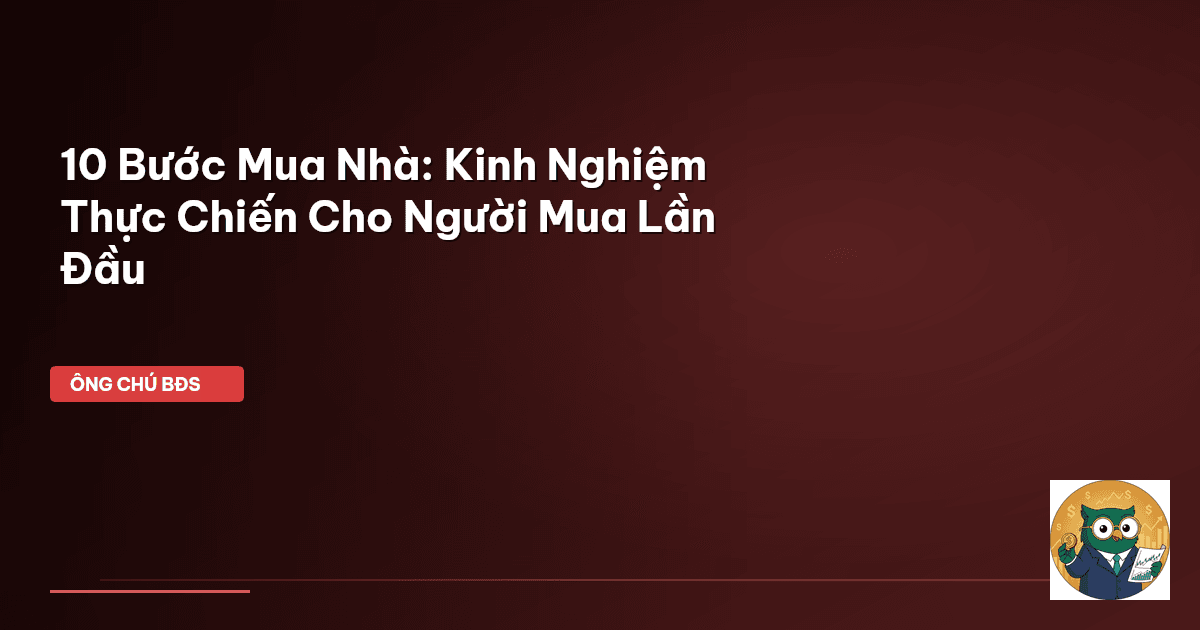 lần đầu mua nhà