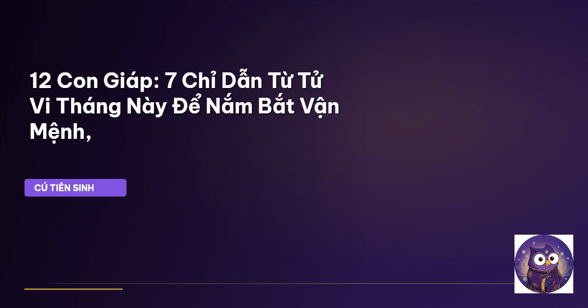 tử vi tháng