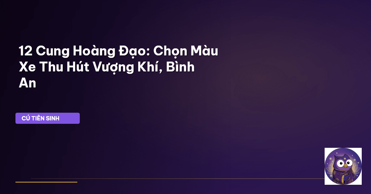 chọn màu xe