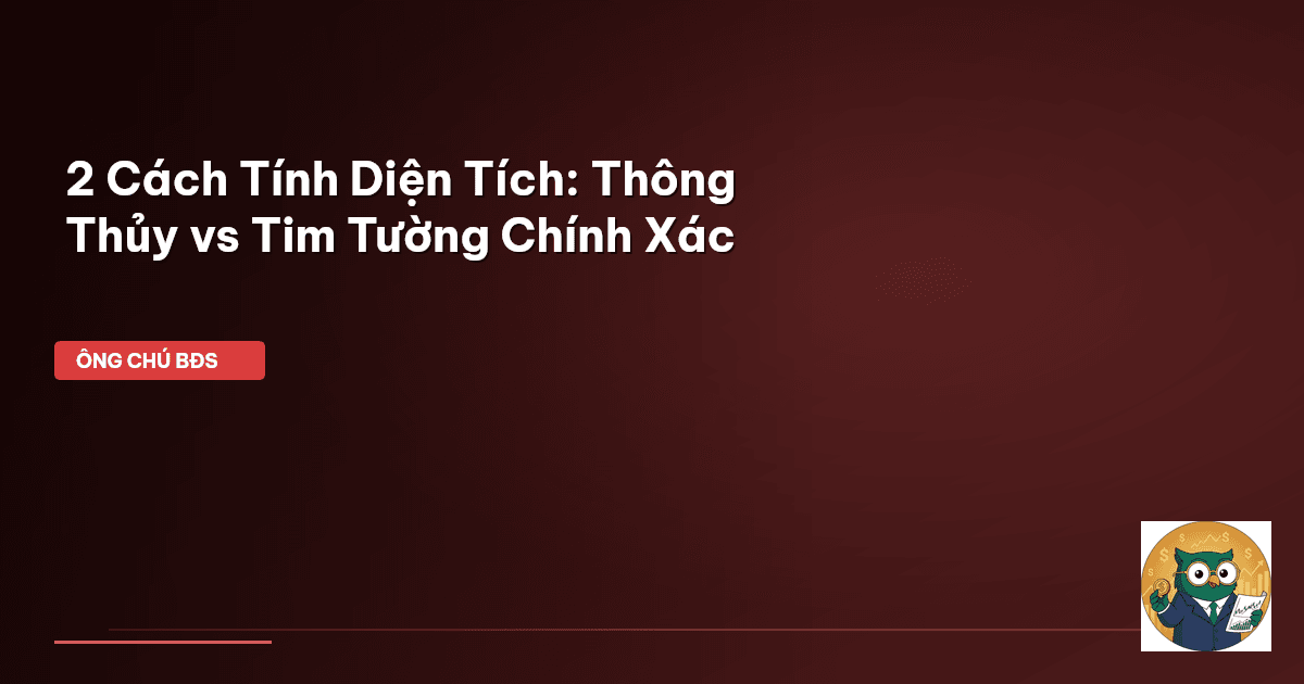 diện tích thông thủy