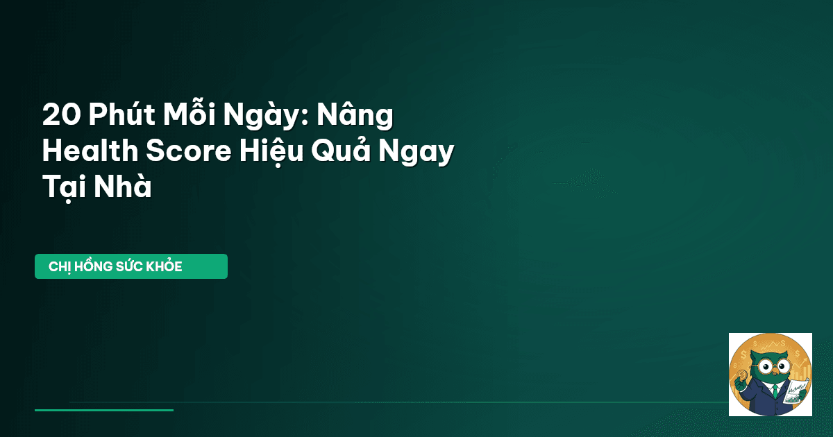 20 Phút Mỗi Ngày: Nâng Health Score Hiệu Quả Ngay Tại Nhà