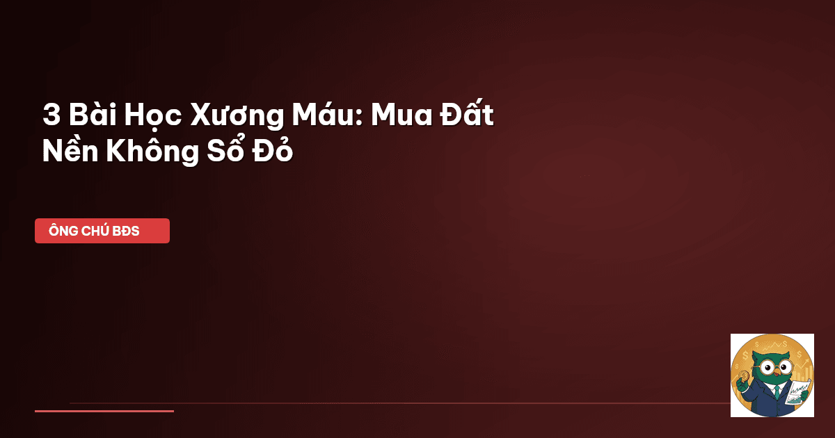 đất nền không sổ đỏ