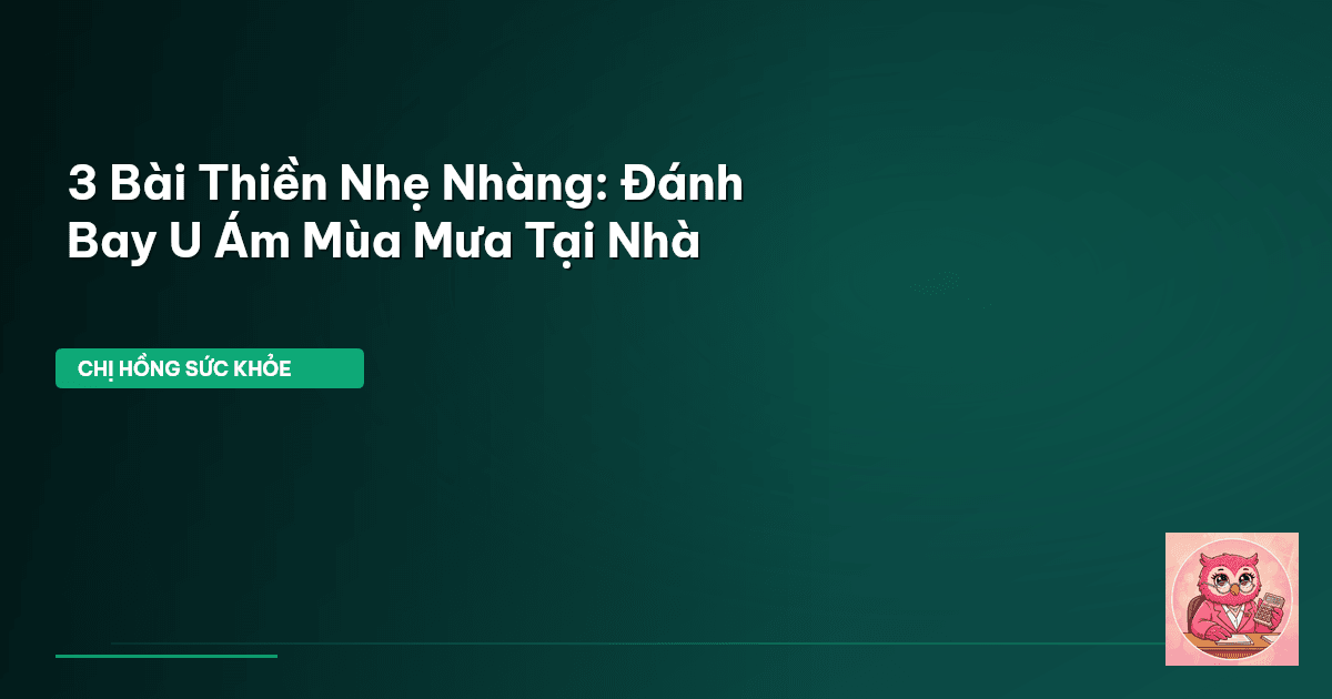 trầm cảm mùa mưa