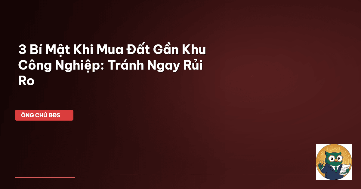 mua đất khu công nghiệp