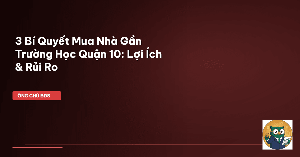 mua nhà quận 10