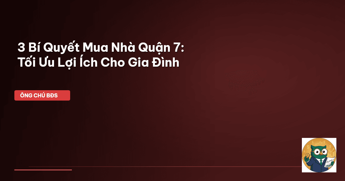 mua nhà quận 7