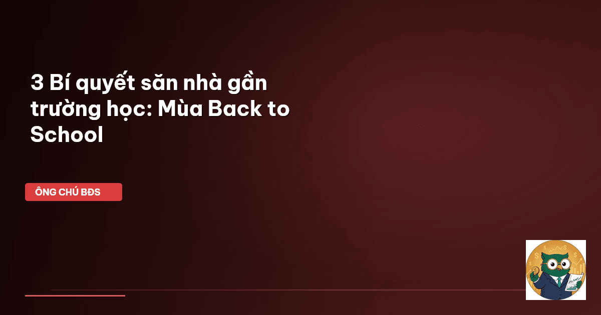 mua nhà gần trường học