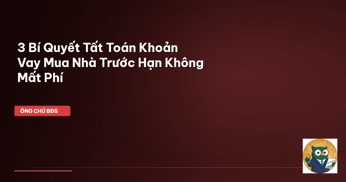 tất toán khoản vay