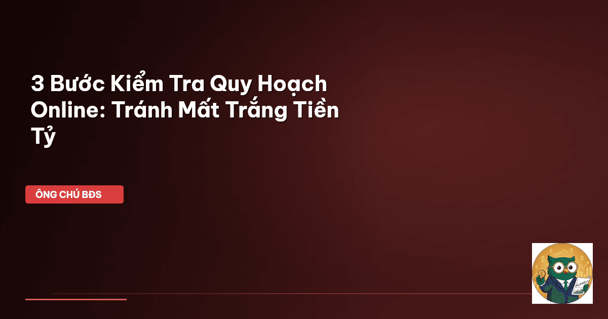 kiểm tra quy hoạch