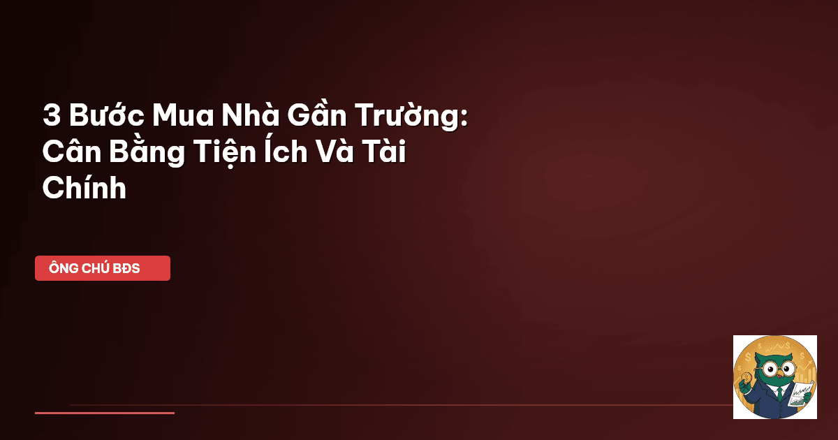 mua nhà gần trường