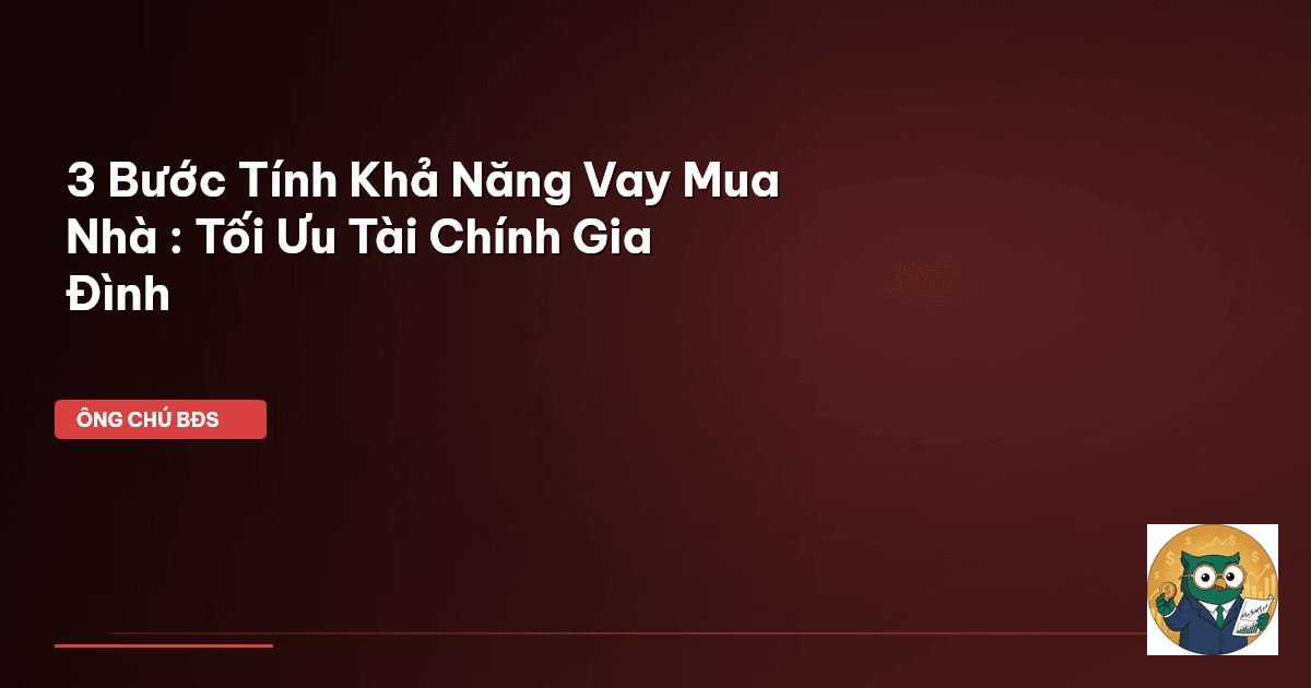 vay mua nhà