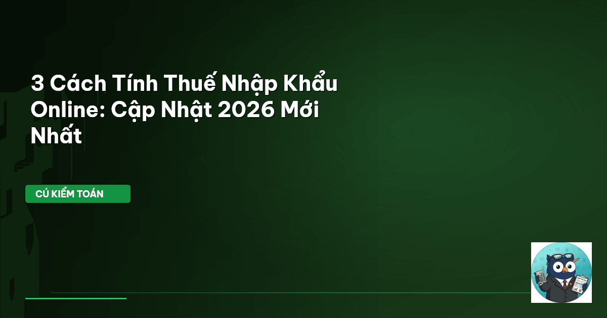 thuế nhập khẩu hàng online