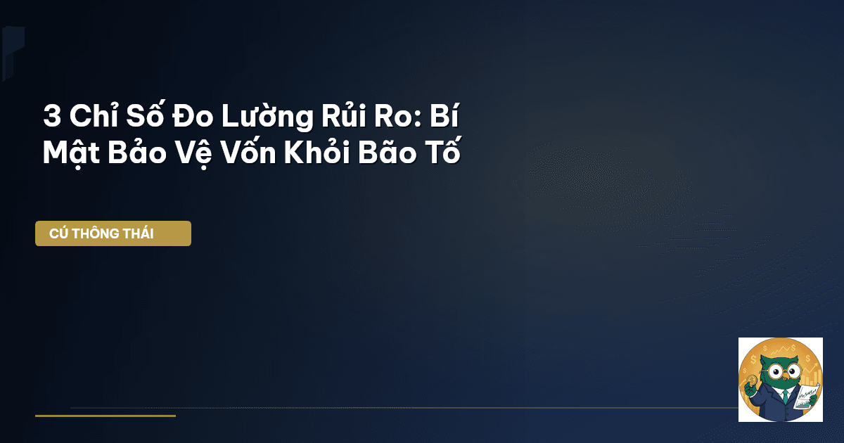 3 Chỉ Số Đo Lường Rủi Ro: Bí Mật Bảo Vệ Vốn Khỏi Bão Tố