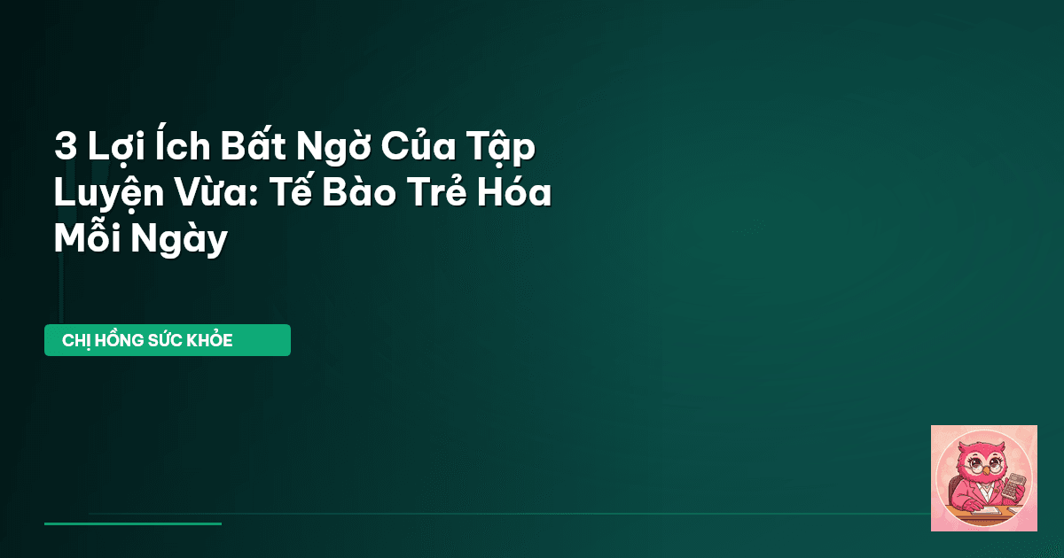 tập luyện cường độ vừa
