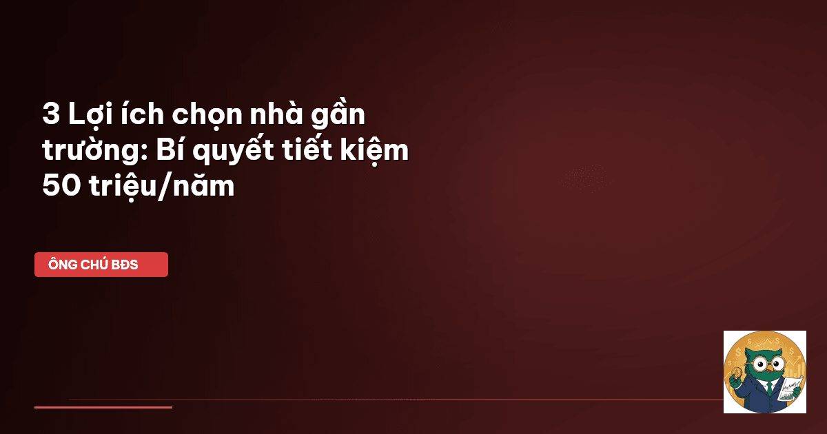 mua nhà gần trường