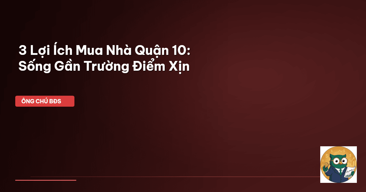 mua nhà Quận 10