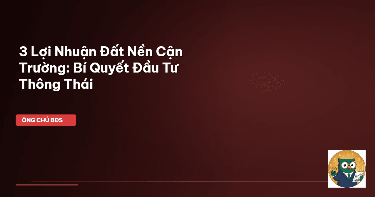 đất nền vùng ven