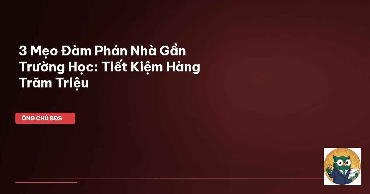 mua nhà gần trường