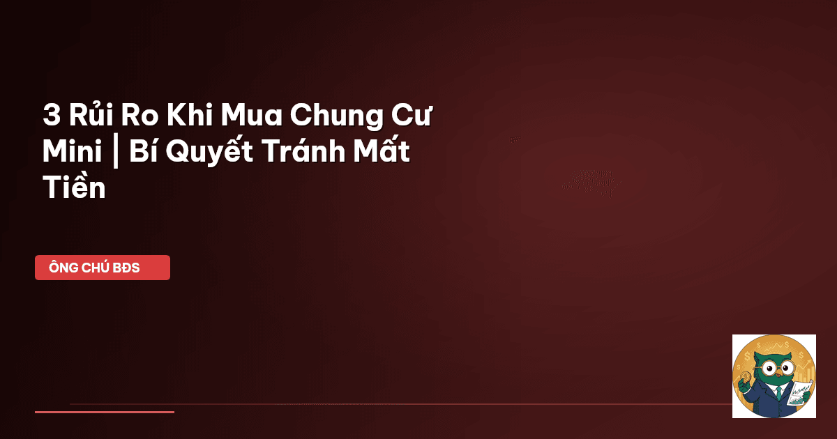 mua chung cư mini