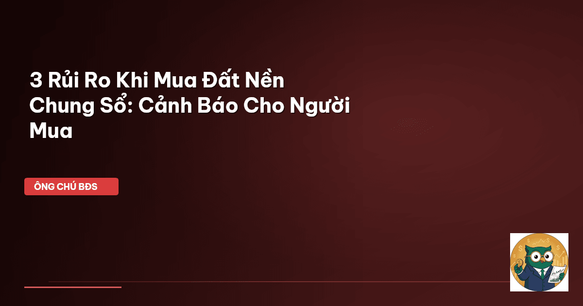 đất nền chung sổ