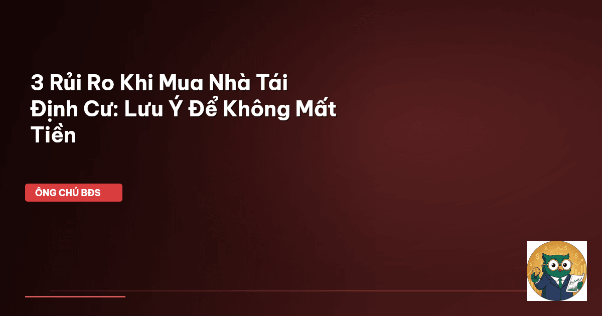 mua nhà tái định cư