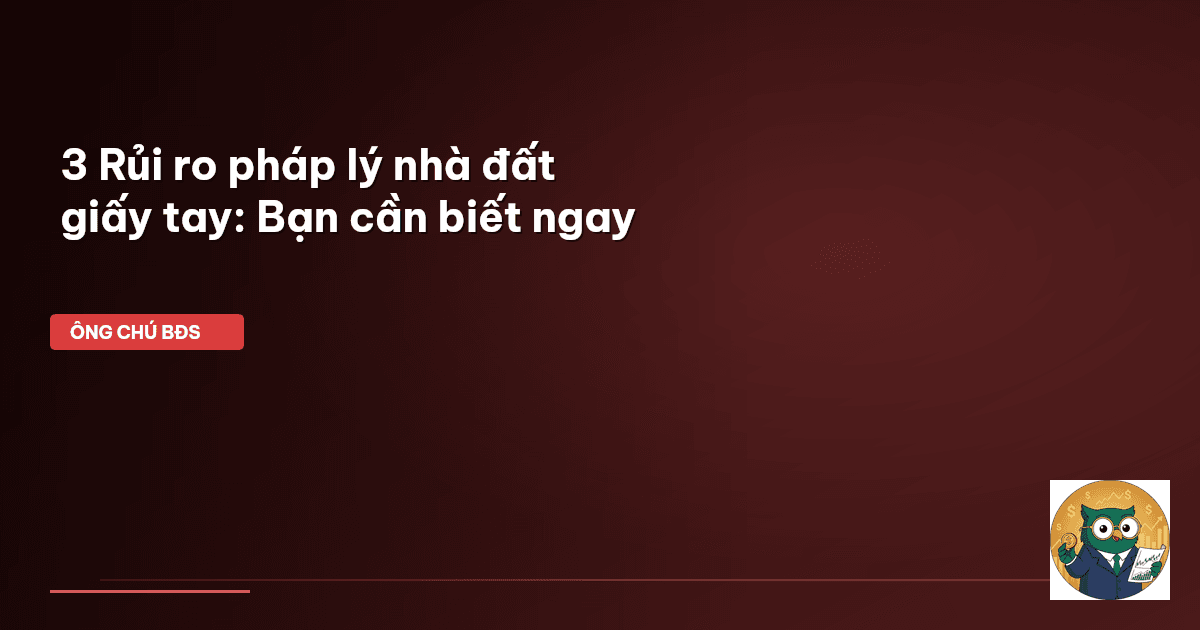 mua nhà giấy tay