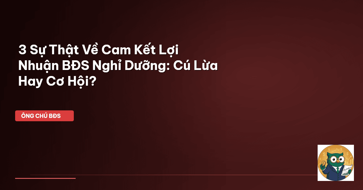 bất động sản nghỉ dưỡng