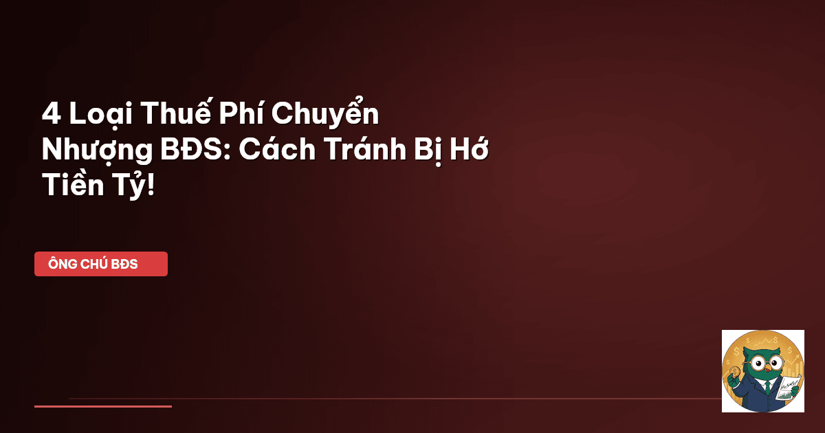 thuế chuyển nhượng nhà đất