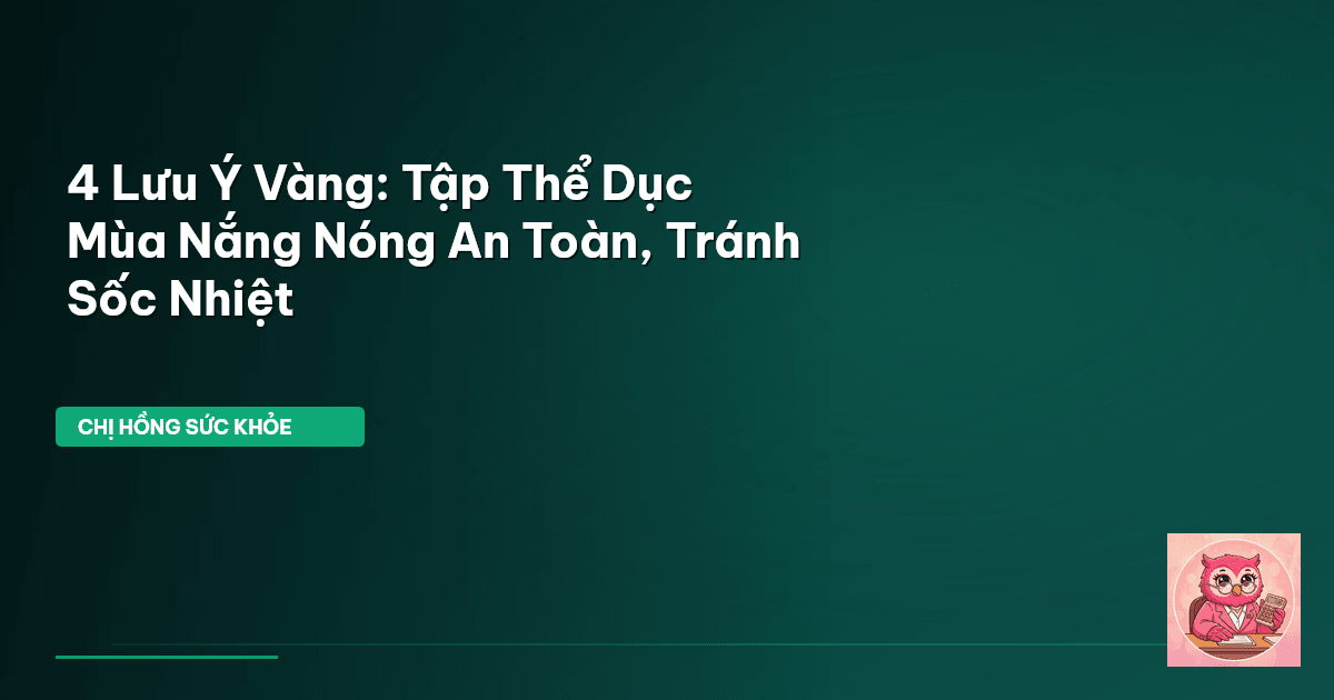 tập thể dục nắng nóng