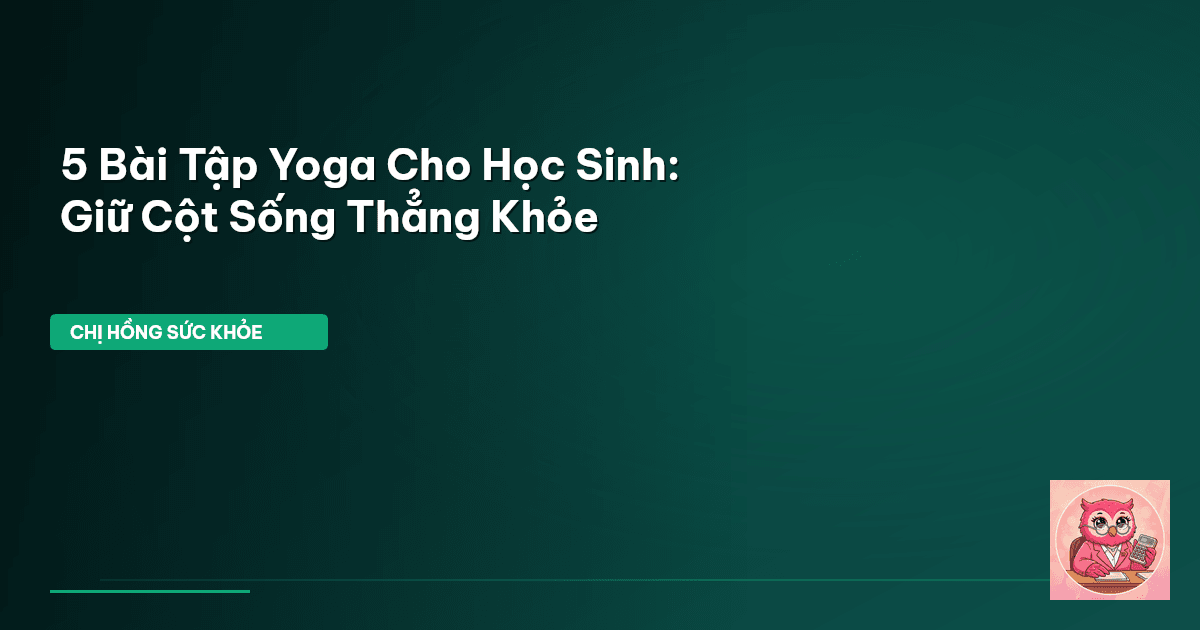 yoga cho học sinh