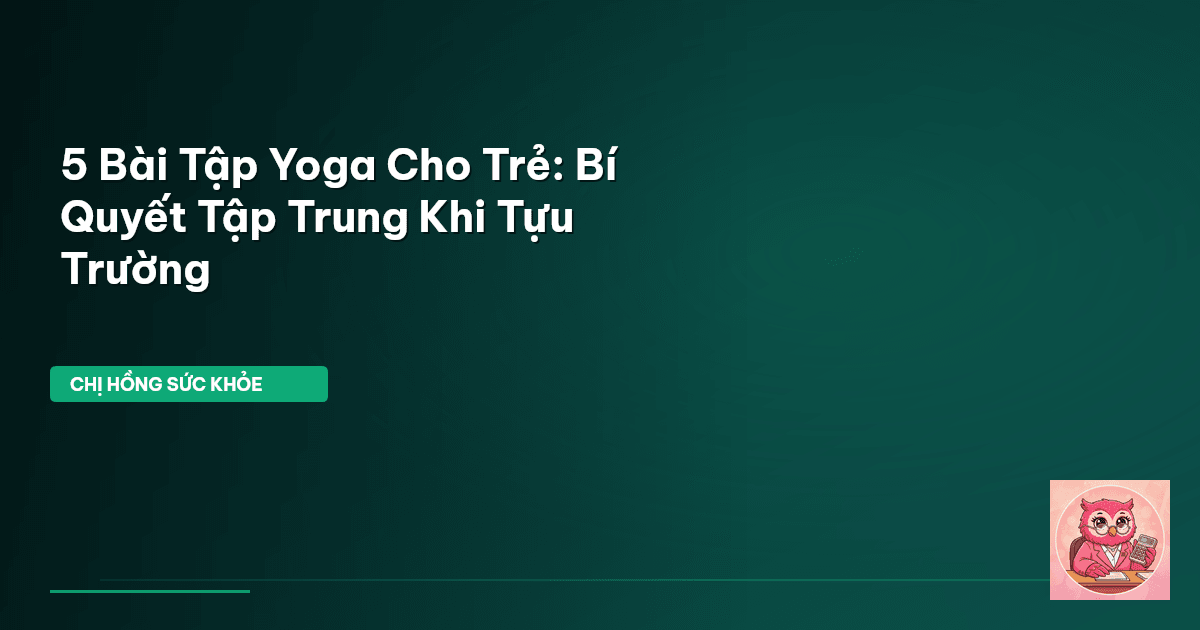 yoga cho trẻ em