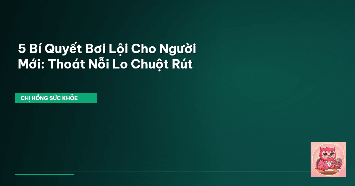 bơi lội cho người mới bắt đầu