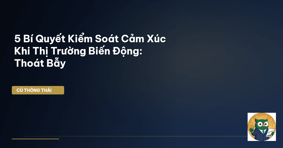 5 Bí Quyết Kiểm Soát Cảm Xúc Khi Thị Trường Biến Động: Thoát Bẫy