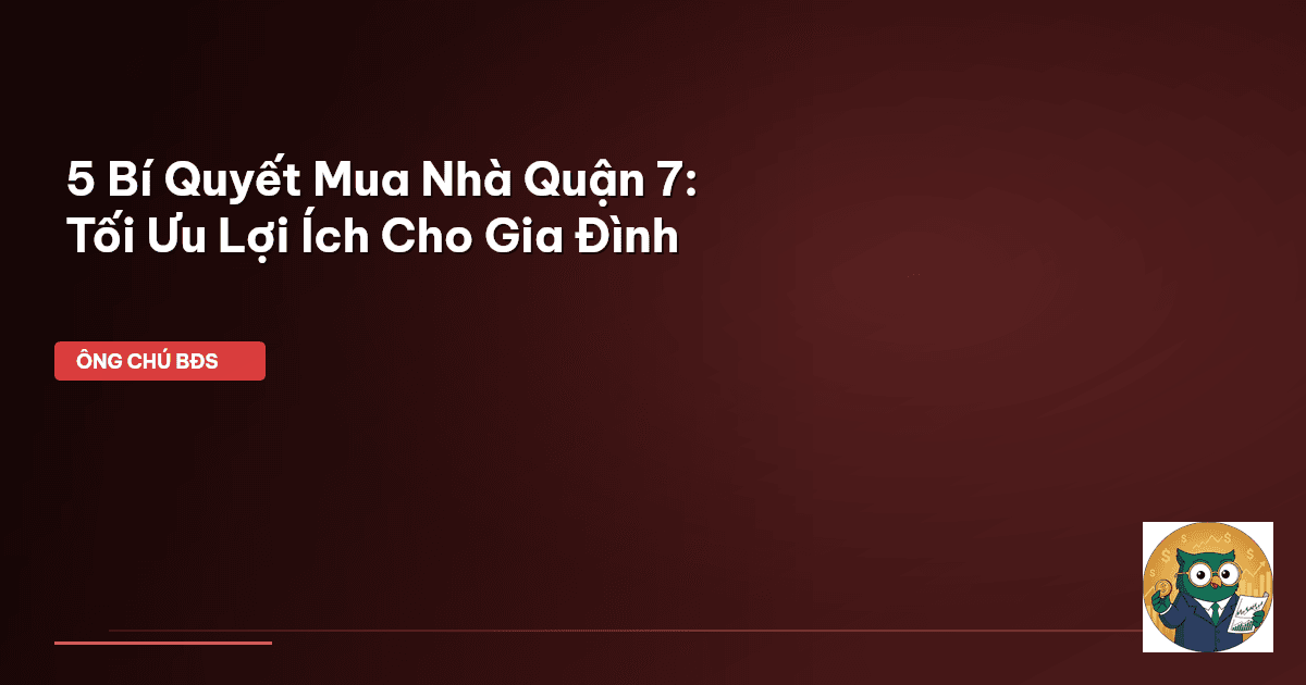 mua nhà quận 7