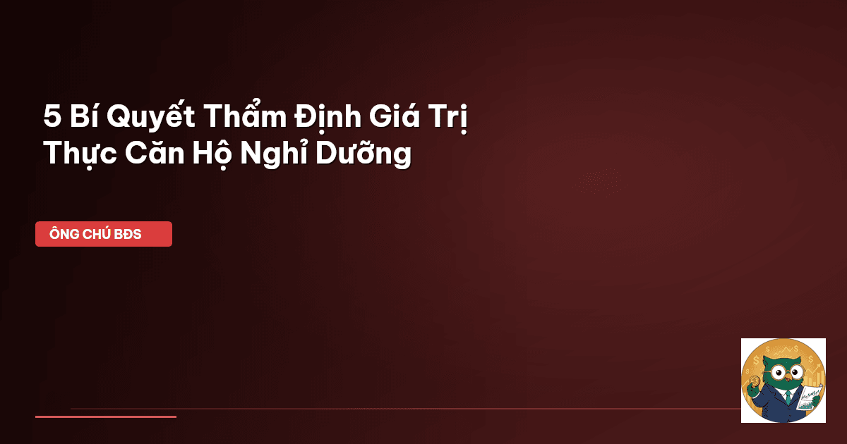 căn hộ nghỉ dưỡng