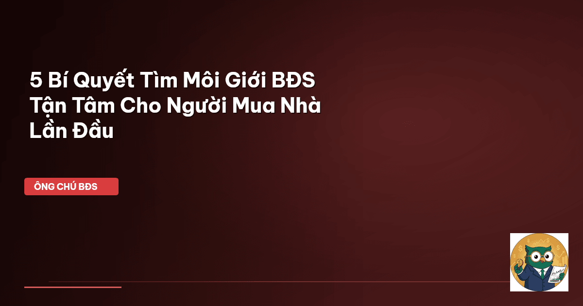môi giới BĐS