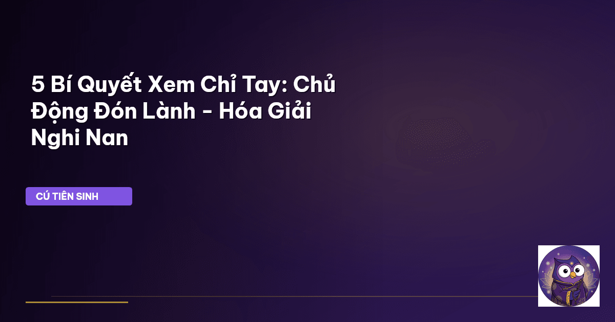 xem chỉ tay