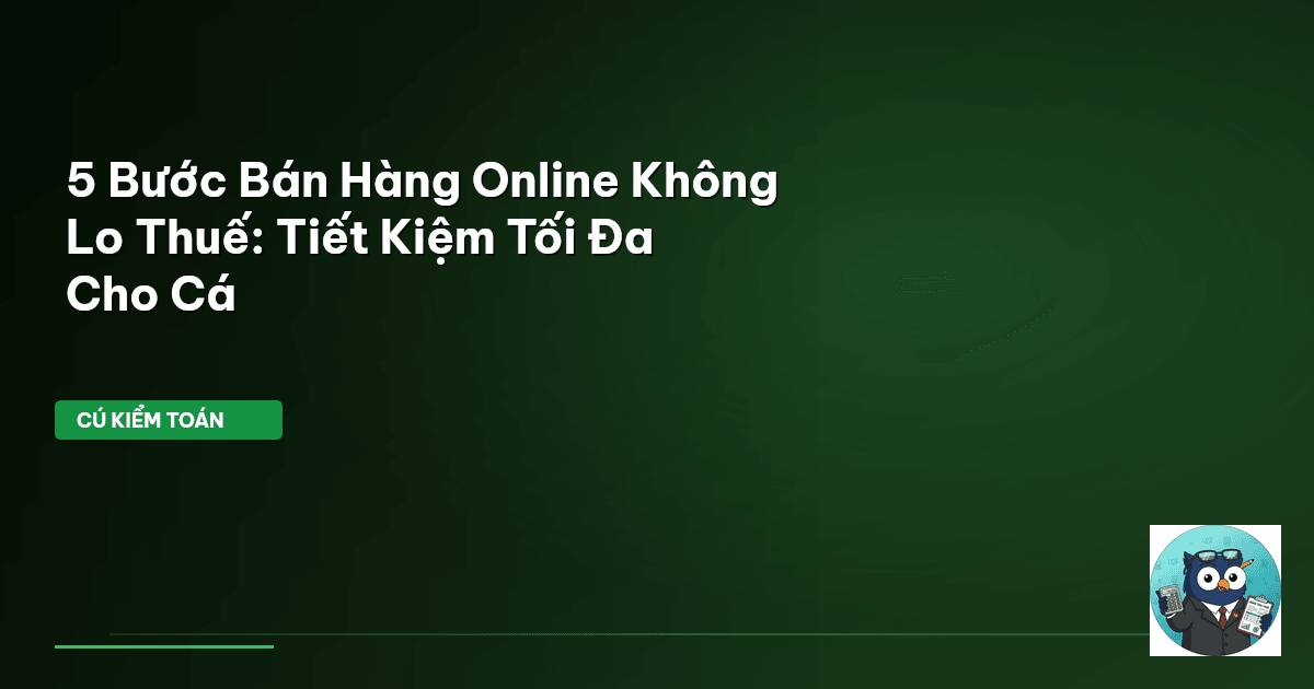 thuế bán hàng online