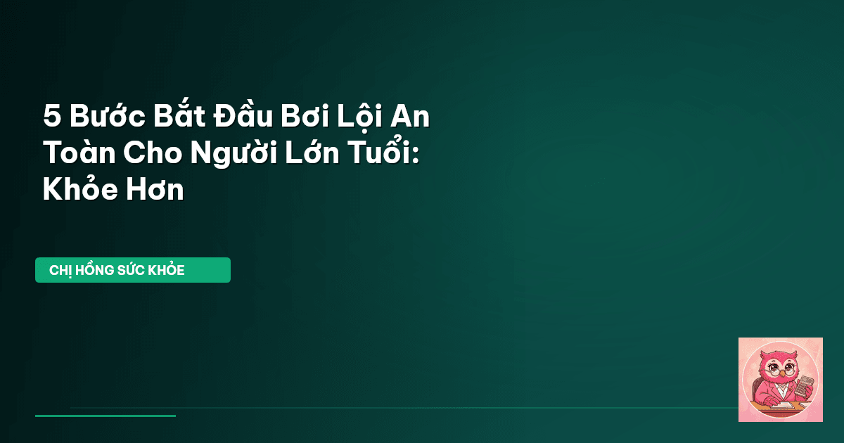 bơi lội người lớn tuổi