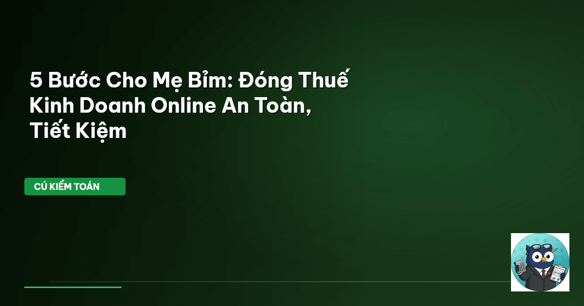 thuế kinh doanh online