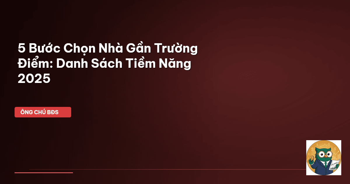 mua nhà gần trường
