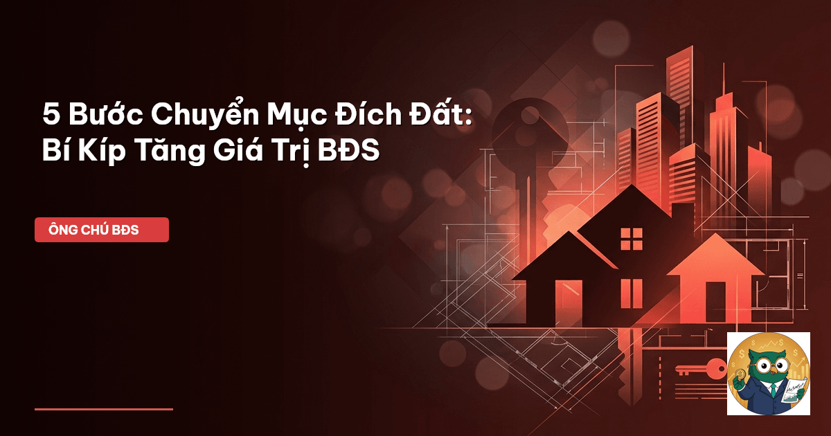 chuyển mục đích sử dụng đất