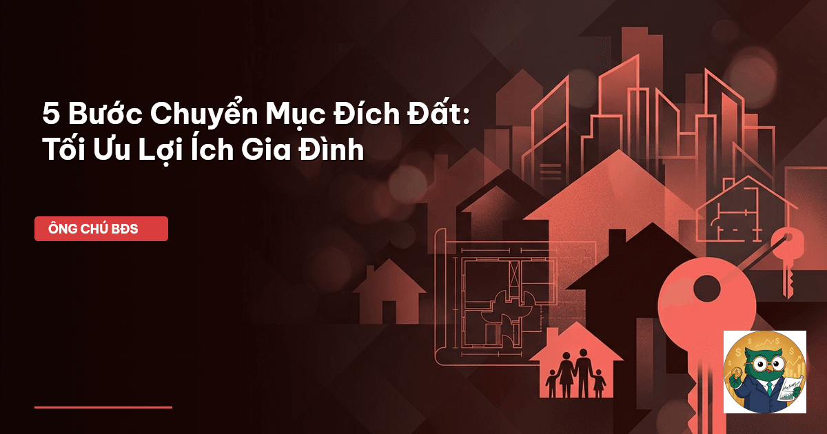 chuyển mục đích sử dụng đất