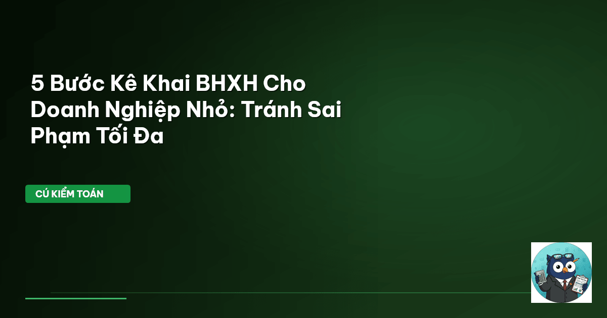 kê khai BHXH
